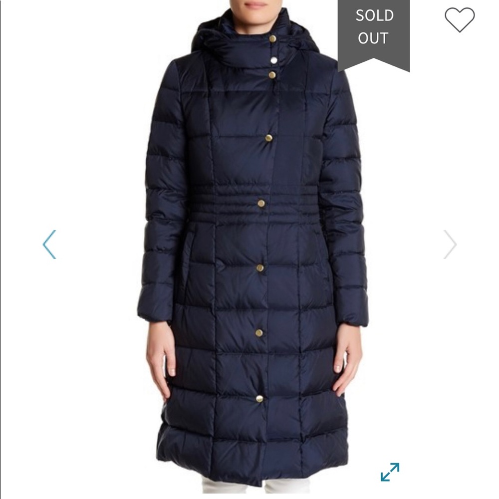 Cole haan puff winter coat, dark navy
